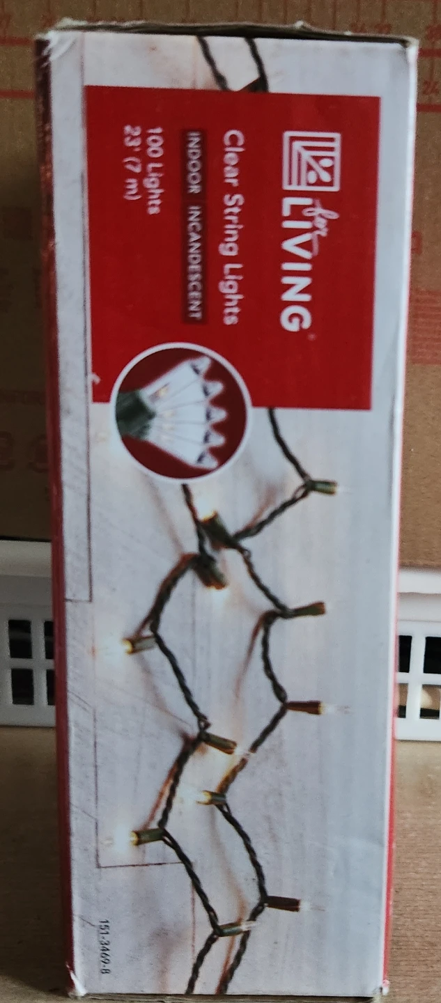 for LIVING 100 Clear Incandescent String Lights - photo 2