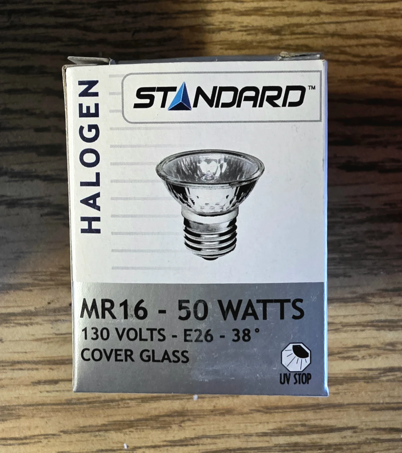 Standard Halogen MR16 50 Watt Light Bulbs (5 Pack)