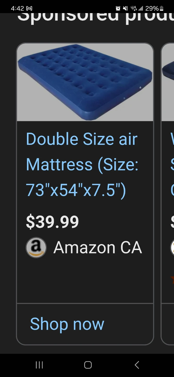 Deluxe Double Flocked Airbed Mattress - photo 2
