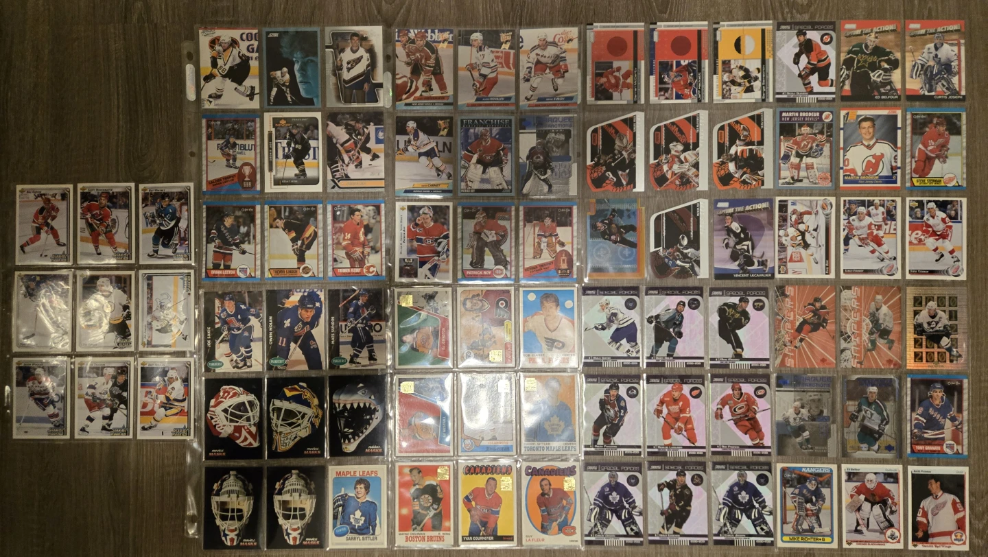 Premium Vintage 81 Card Hockey HOF & Rookie Lot - photo 2
