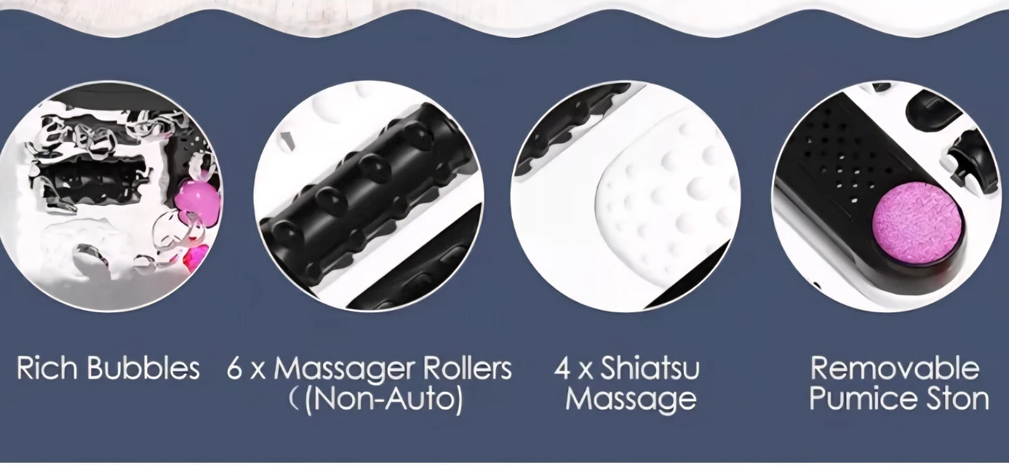 Foot Spa With Heat, Bubble and Temperature Control - photo 4