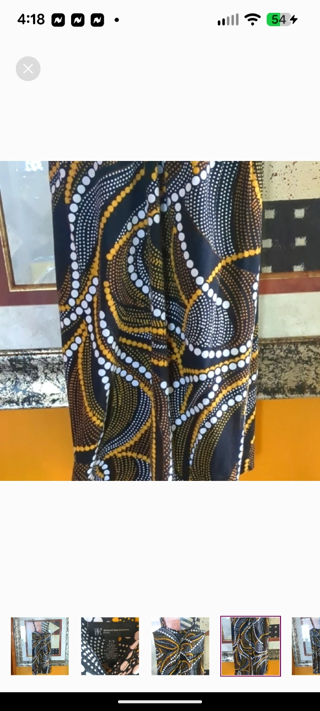 INC International Concepts Black and White Sleeveless Sundress - photo 4