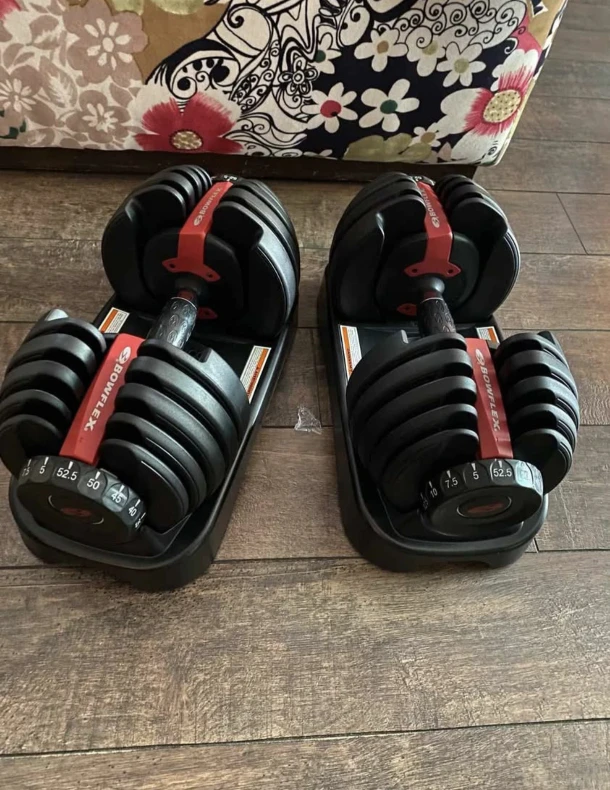 Bowflex SelectTech 52.5 lb Adjustable Dumbbells (Pair)