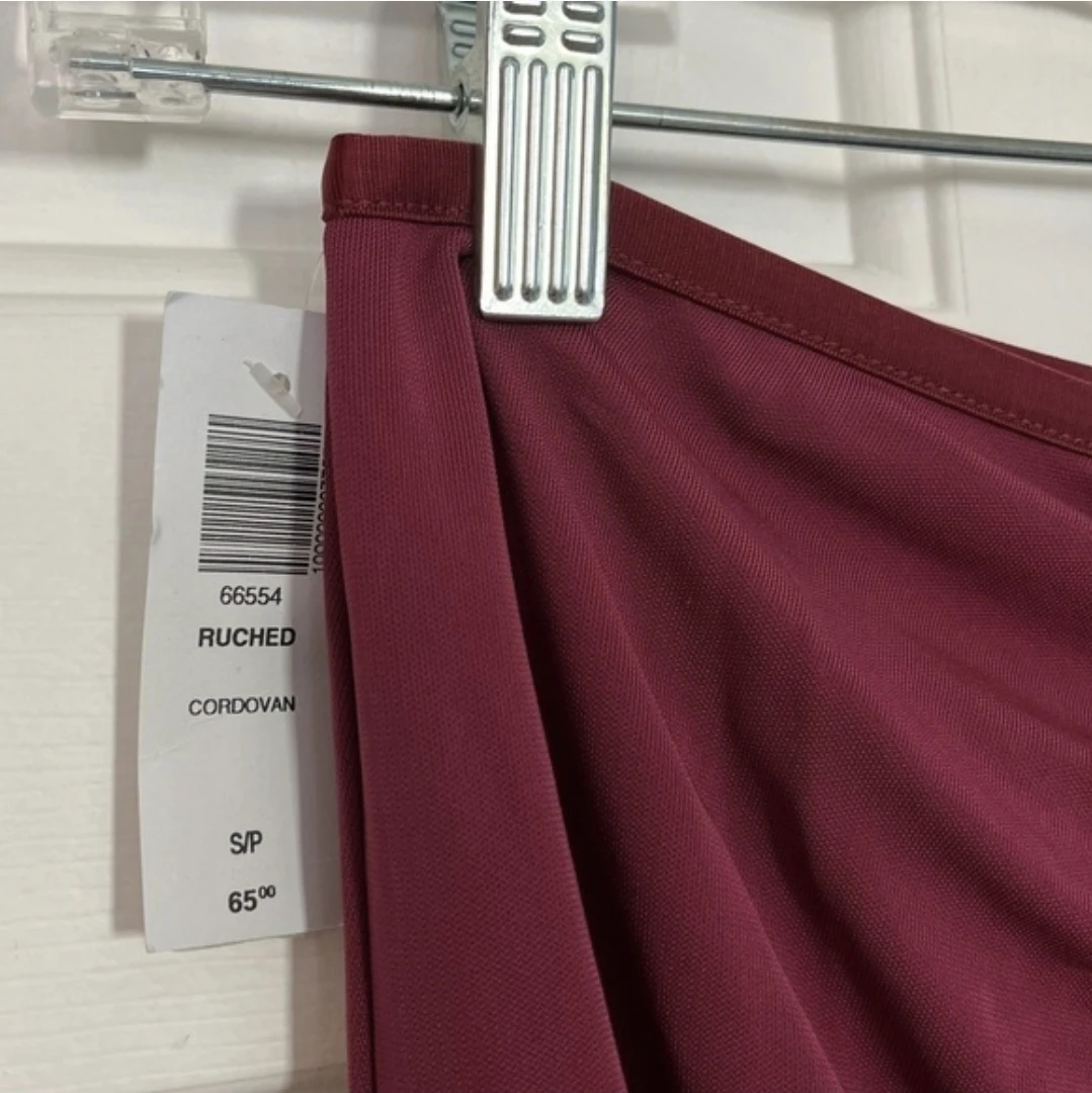 Aritzia Ruched Cordovan Skirt Size S/P - photo 3