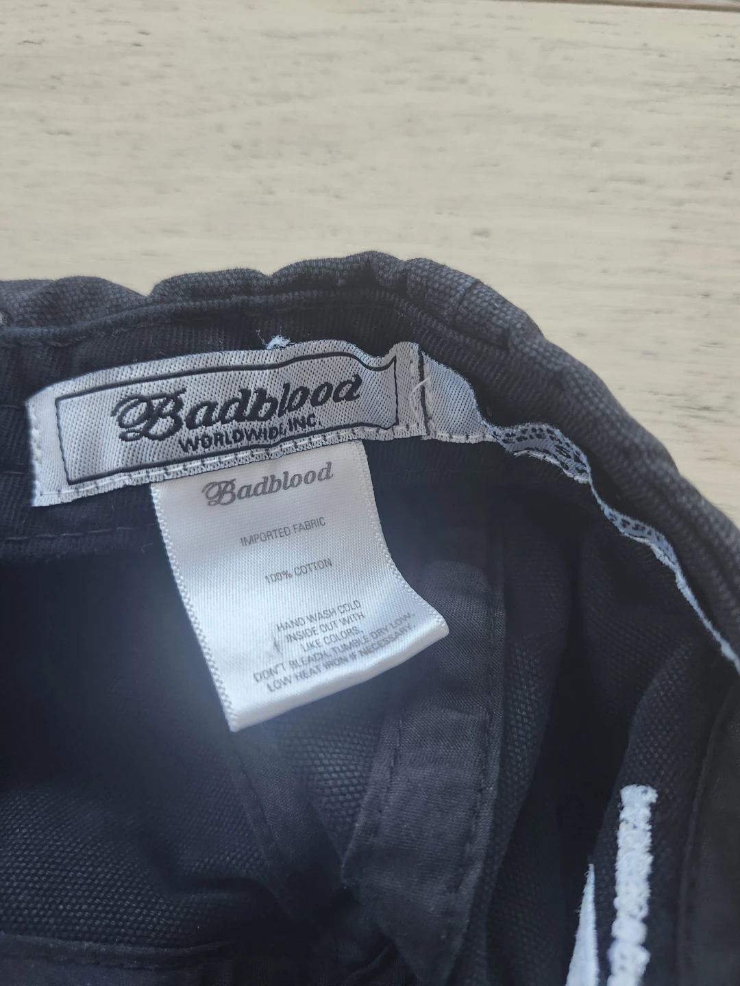 Badblood Workshop Black Cotton Baseball Cap - photo 2