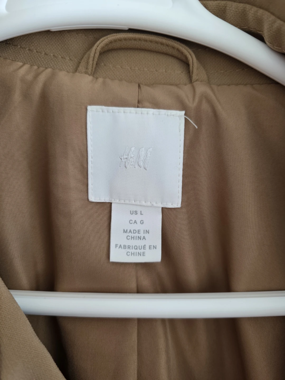 H&M Tan Trench Coat - photo 3