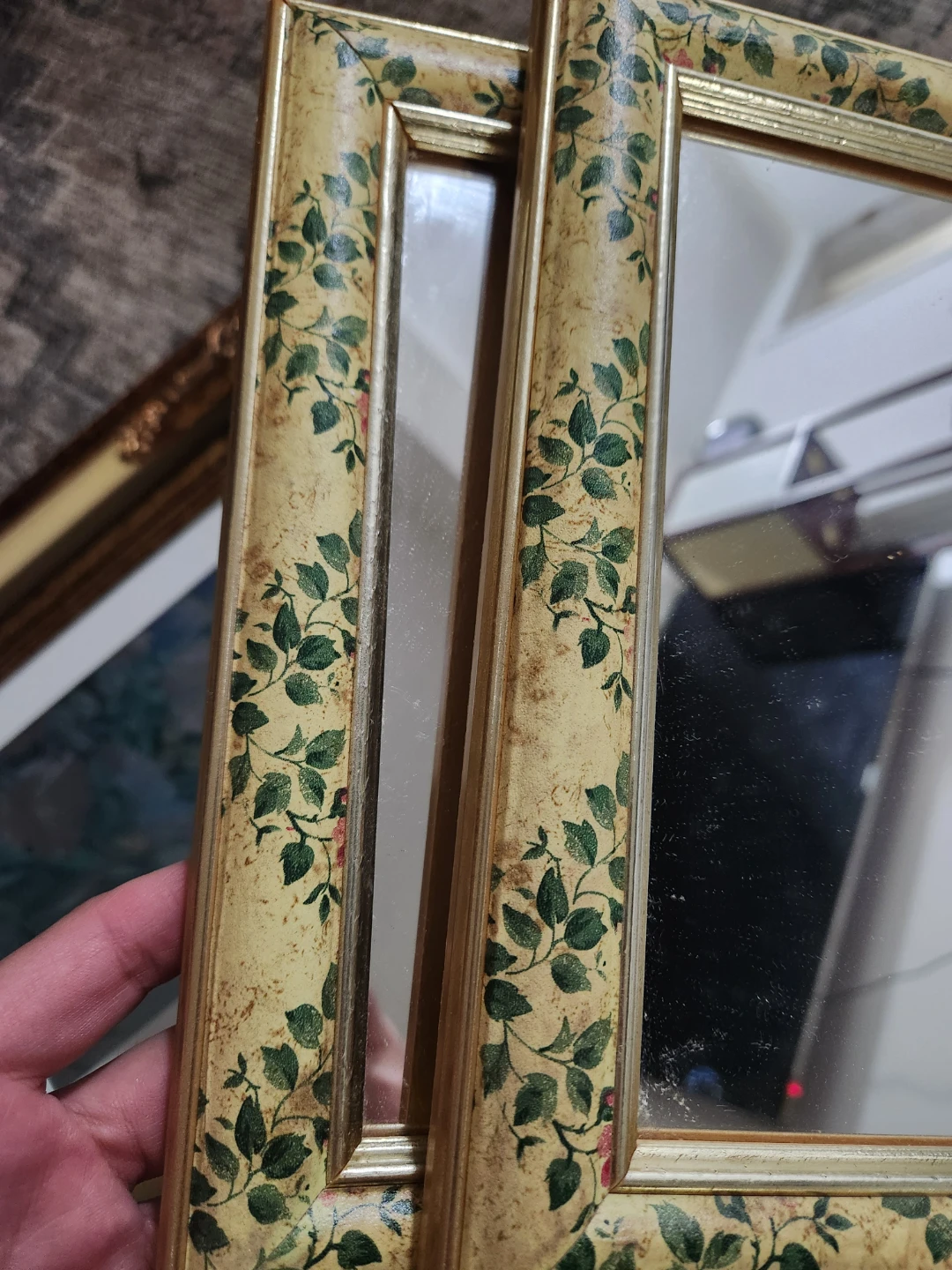 Decorative Wall Mirror Set - Floral Design - photo 5
