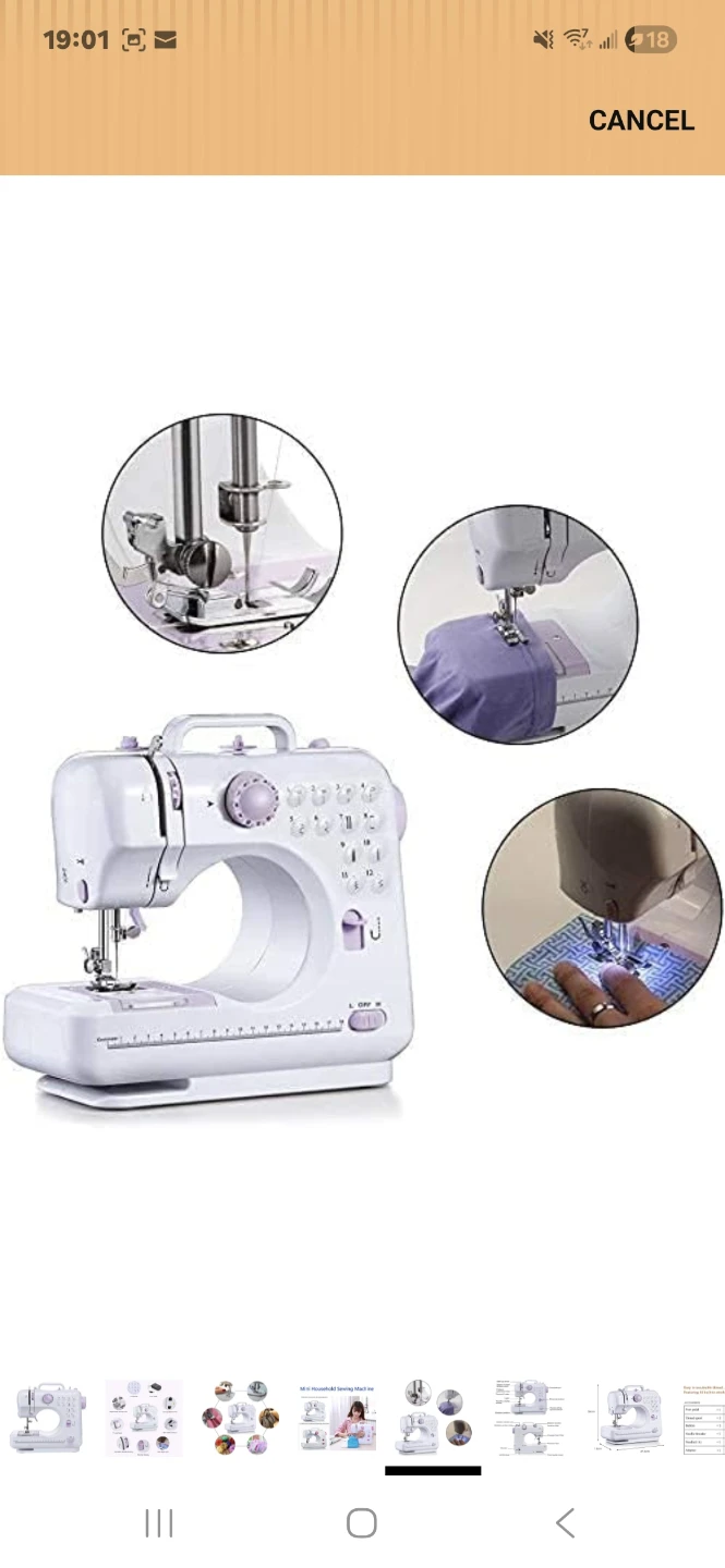 Mini Multifunctional Household Sewing Machine SM-505A - photo 4
