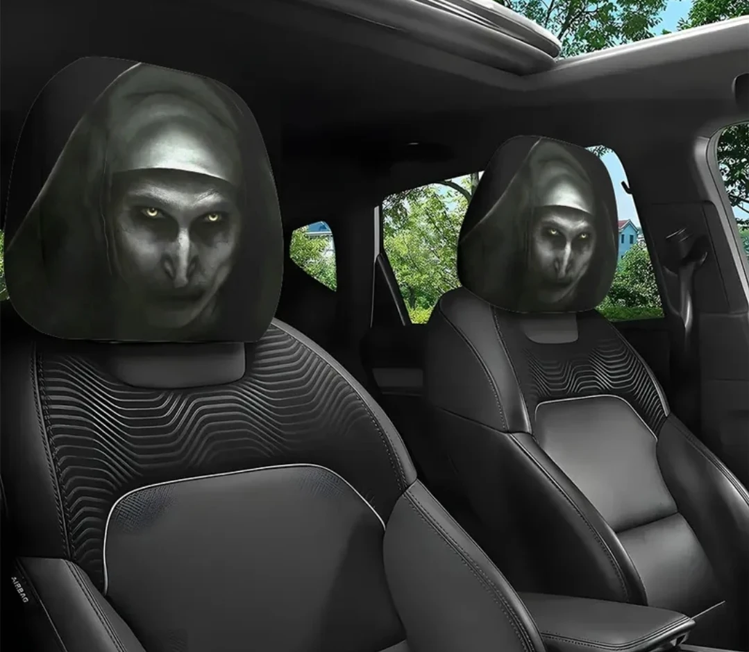 CAR HEADREST COVERS NEW SETS - photo 3