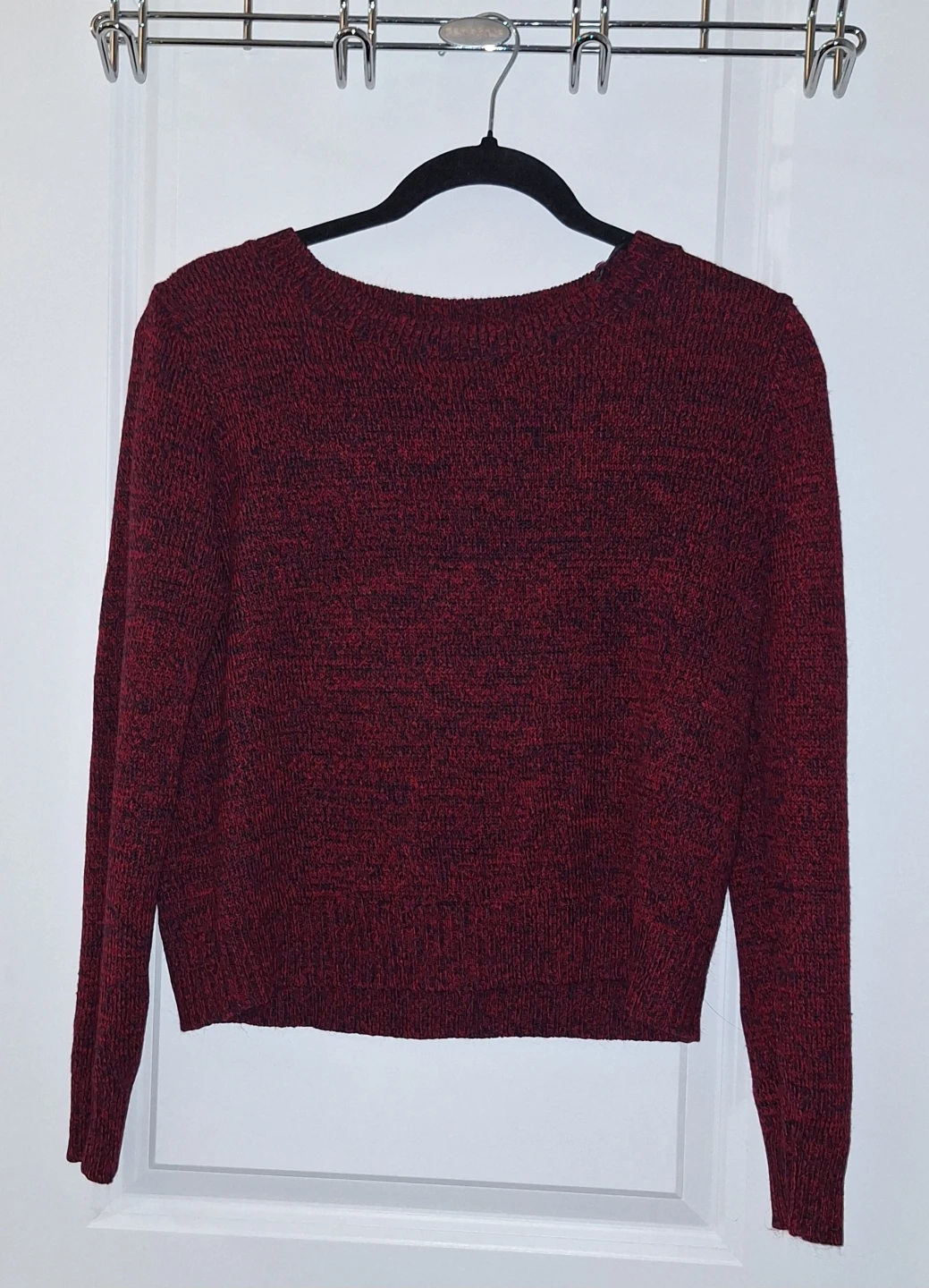 Burgundy Knit Sweater