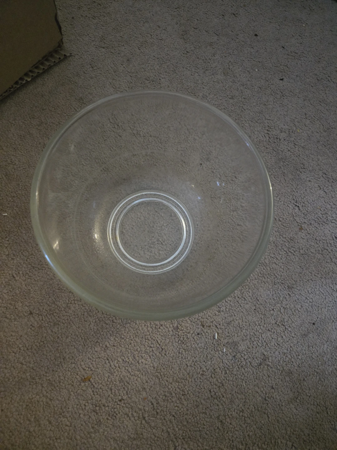 Clear Glass Mixing Bowl