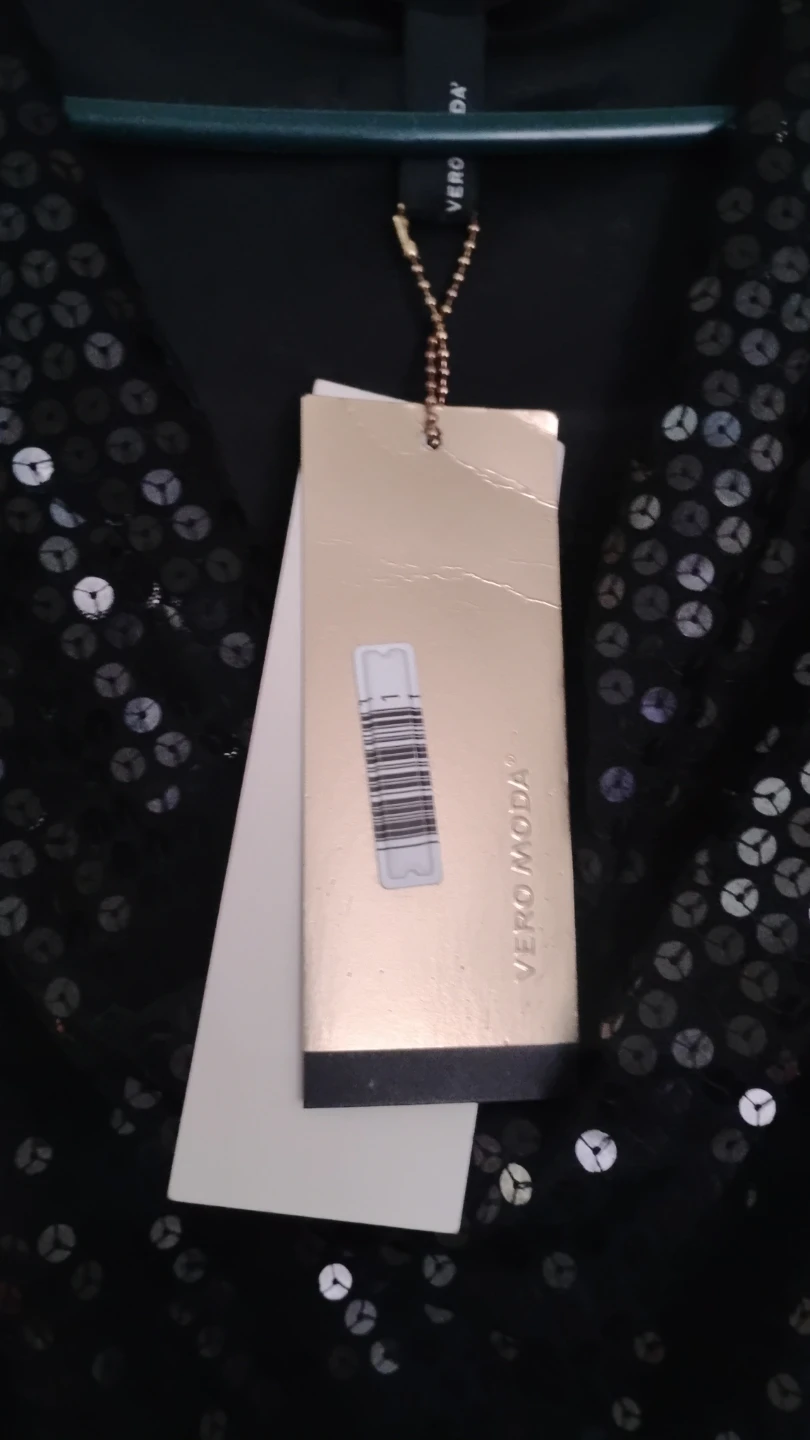 Vero Moda Black Sequin Sleeveless Dress - photo 5