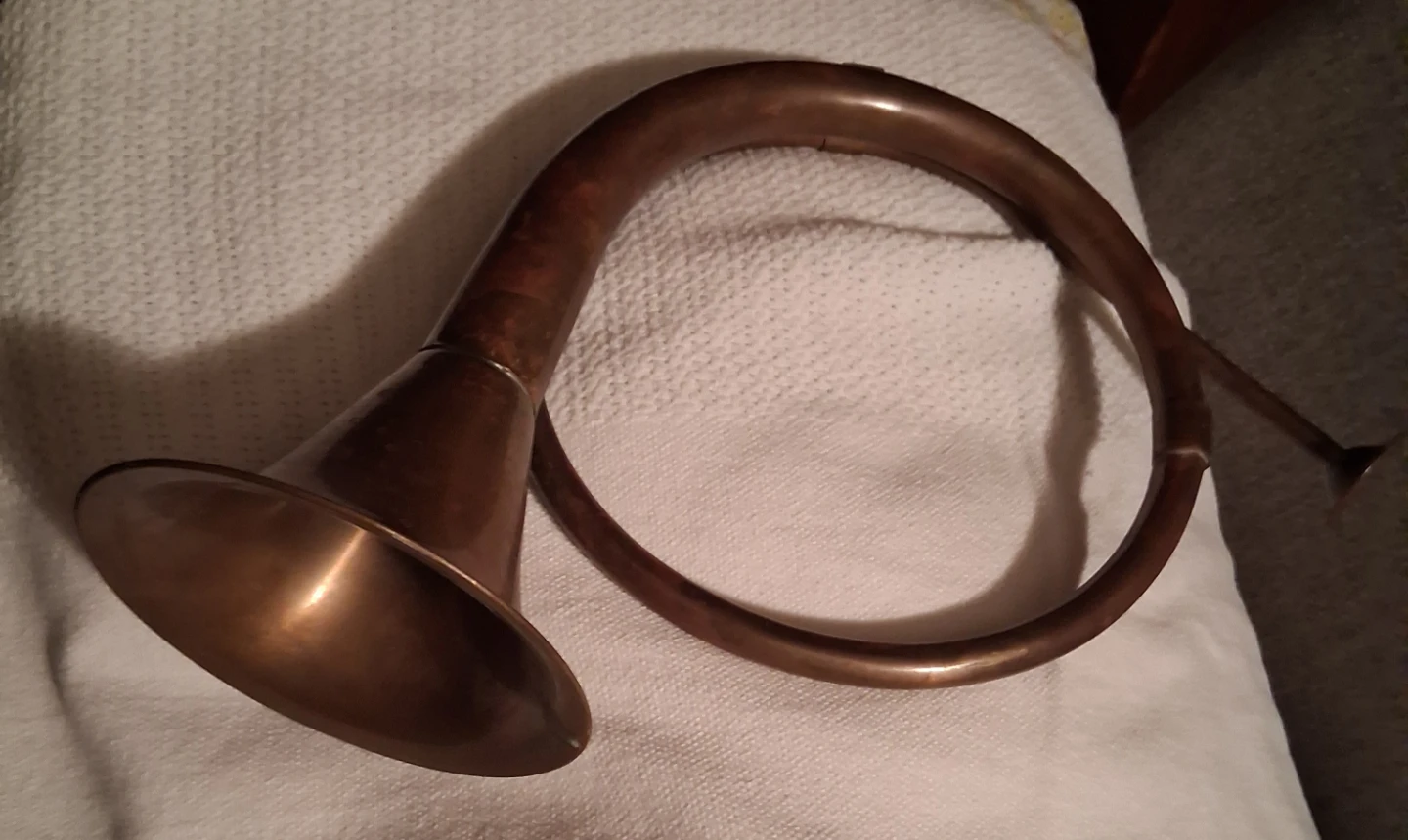 Vintage Brass Hunting Horn - photo 2