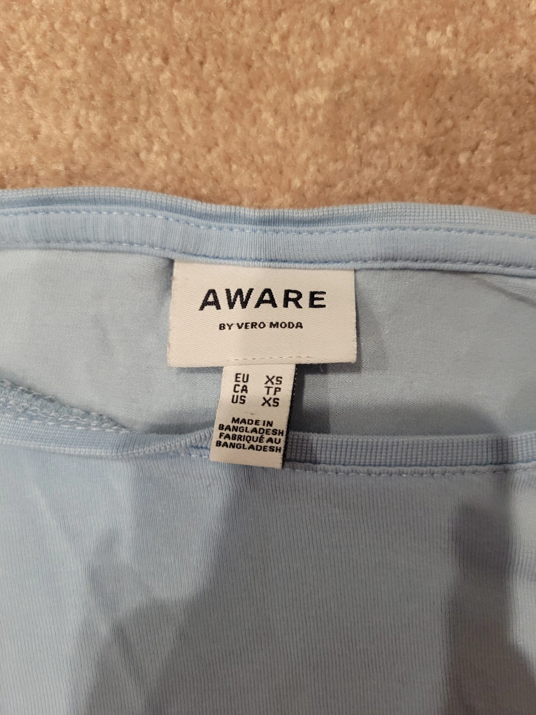 AWARE by Vero Moda Light Blue T-Shirt - photo 2