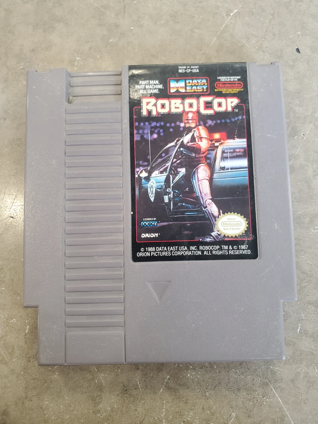RoboCop Nintendo NES Game Cartridge