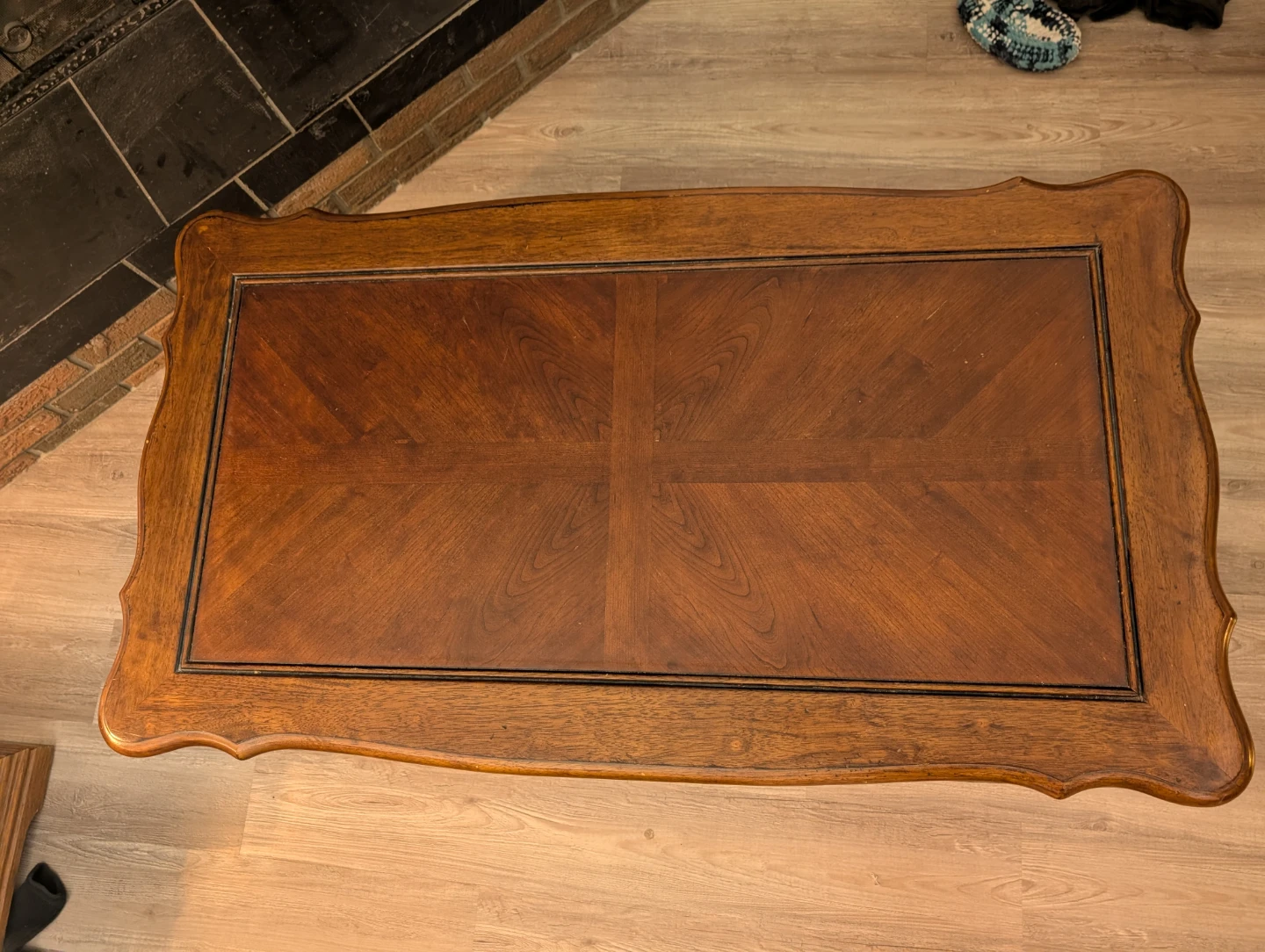 Large wooden Coffee Table with Drawers - photo 4