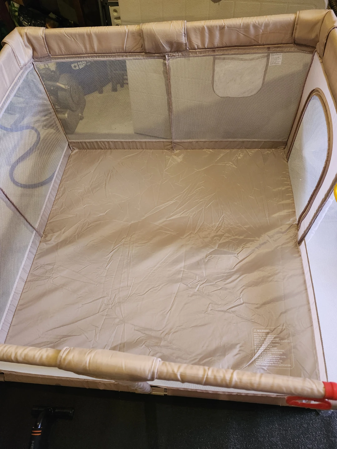 JOYPONY Foldable Baby Playpen with Mat - 50x50 IN - photo 2