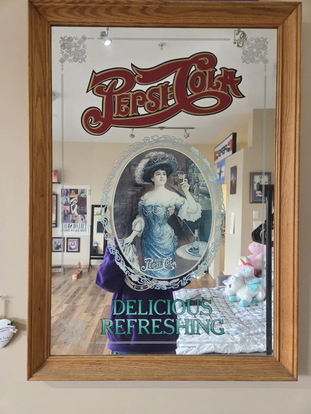 Pepsi-Cola Vintage Style Mirror