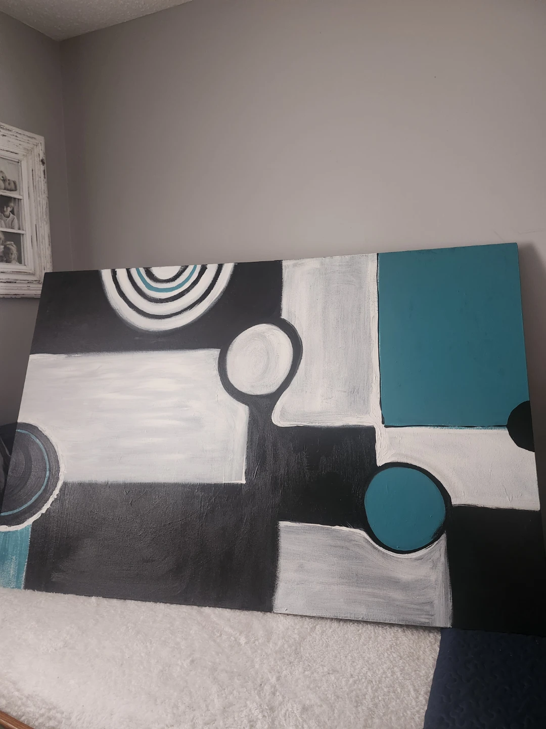 Huge Abstract Canvas Wall Art - photo 2