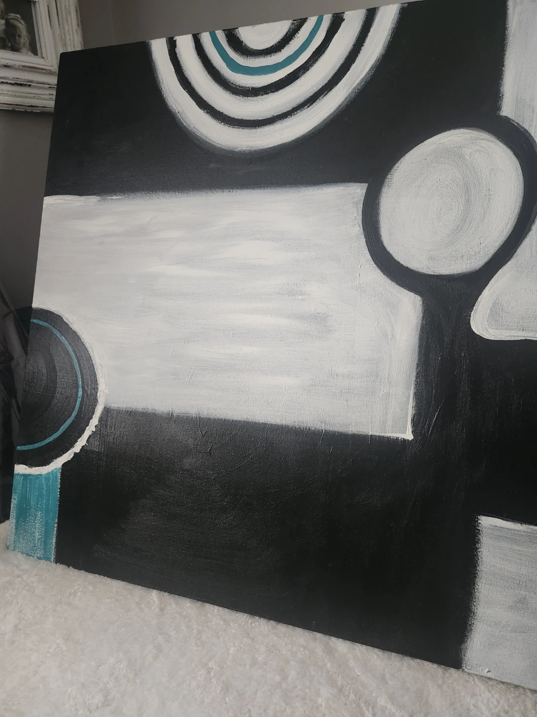 Huge Abstract Canvas Wall Art - photo 4