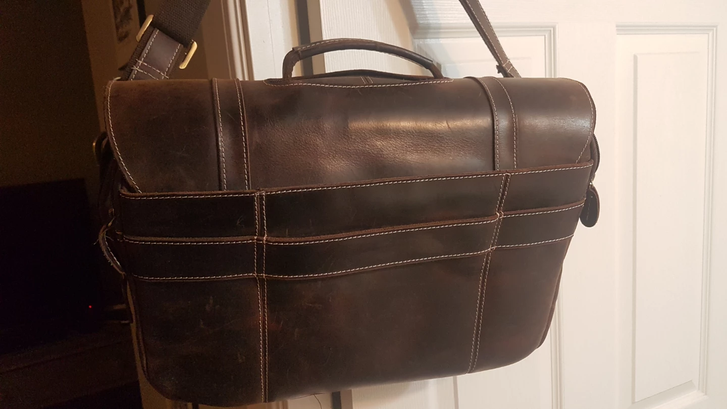 Tiding Leather Messenger Bag - photo 2