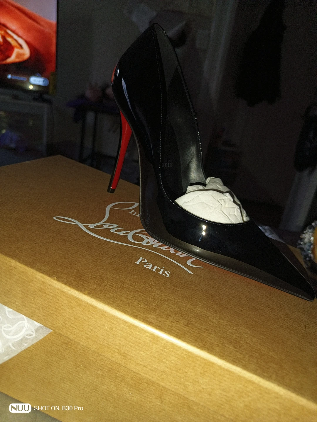 Christian Louboutin Black Patent Leather Heels - photo 2