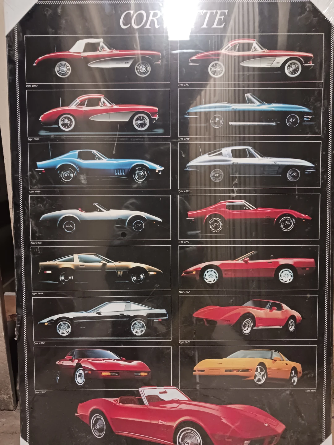Corvette Car Print Poster