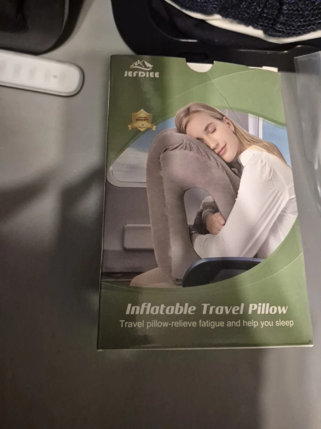 JEFDIER Inflatable Travel Pillow