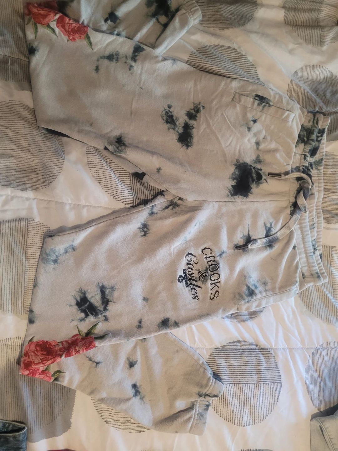 Crooks & Castles Tie-Dye Floral Sweatpants - photo 3