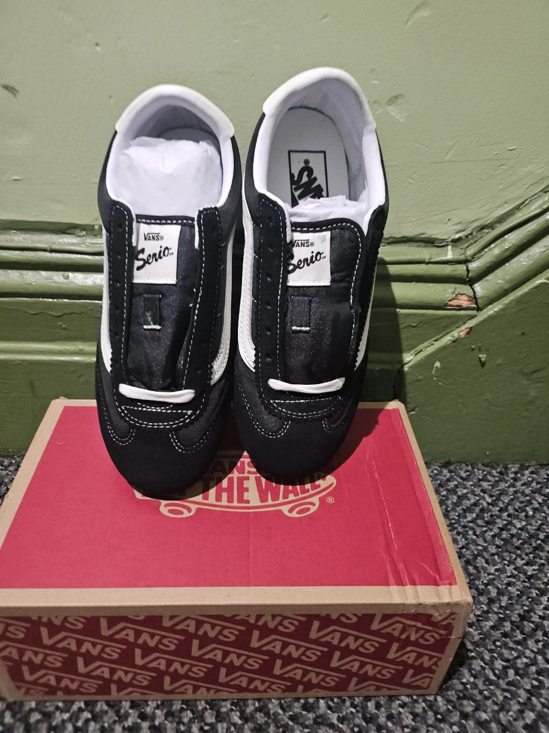 Vans Serio Black White Suede Sneakers - photo 3