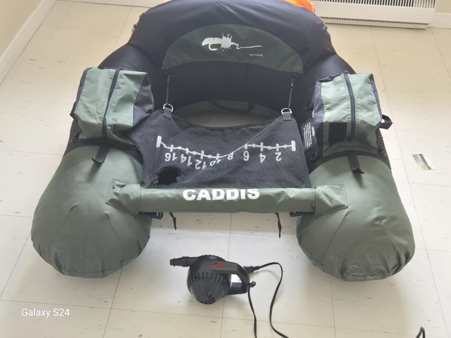 Caddis Fishing Floating Tube with Electric Air Pump