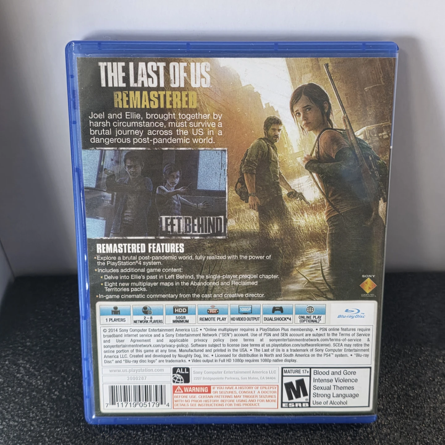 The Last of Us Remastered PS4 Game - photo 3