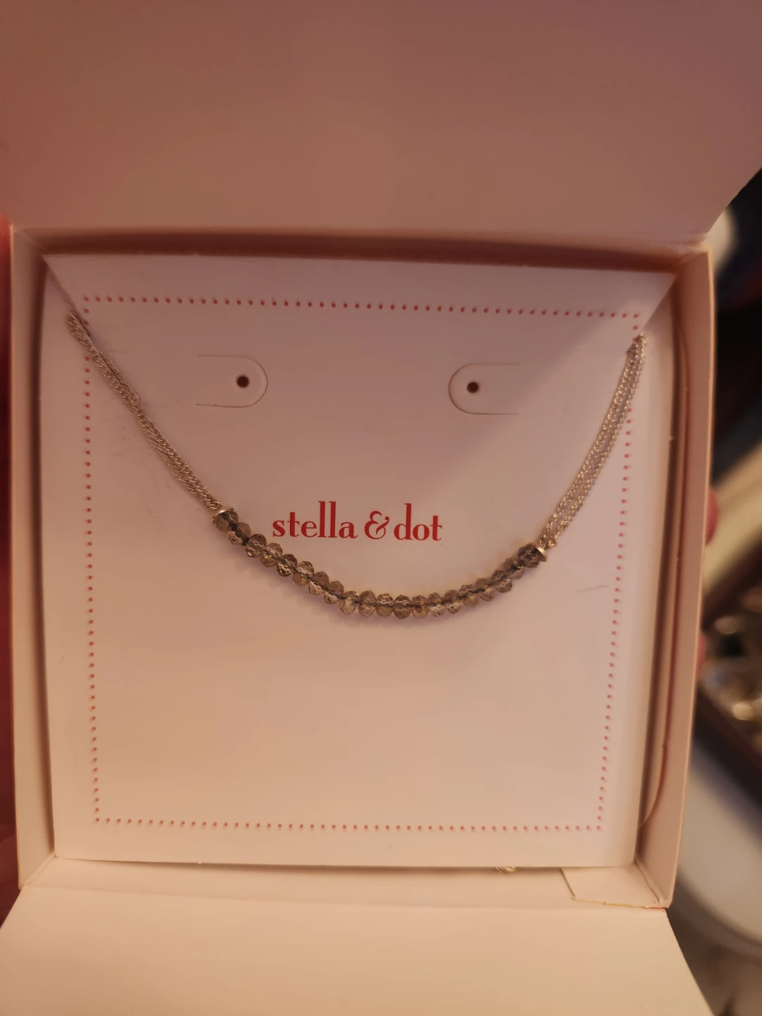 Stella & Dot Piper Necklace-Silver
