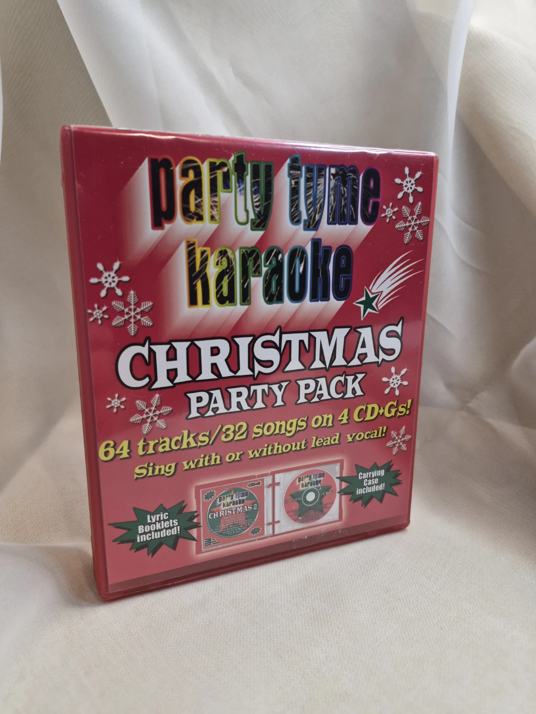 Party Time KARAOKE CHRISTMAS PARTY Pack 32 Songs 4 CD-Gs
