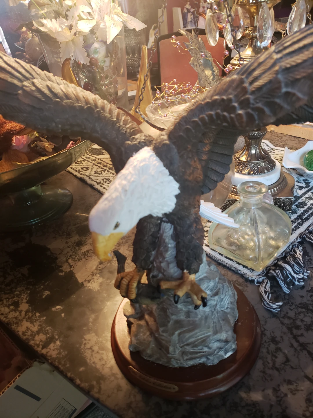 Bald Eagle Figurine Statue