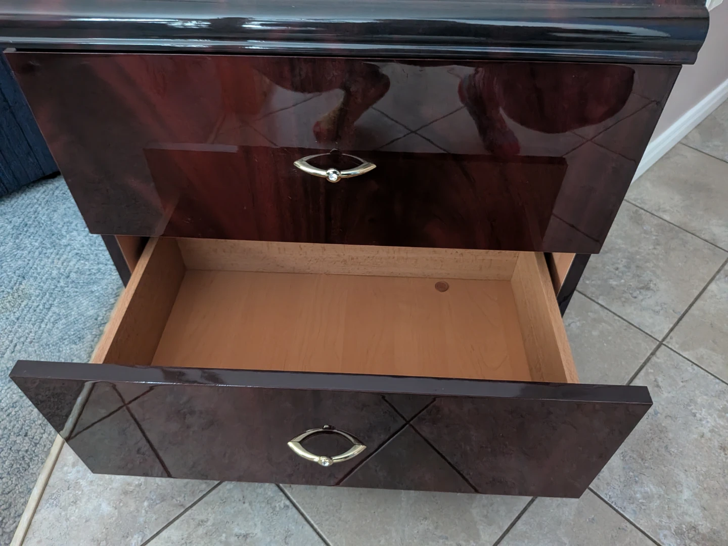 Brown nightstand - photo 2