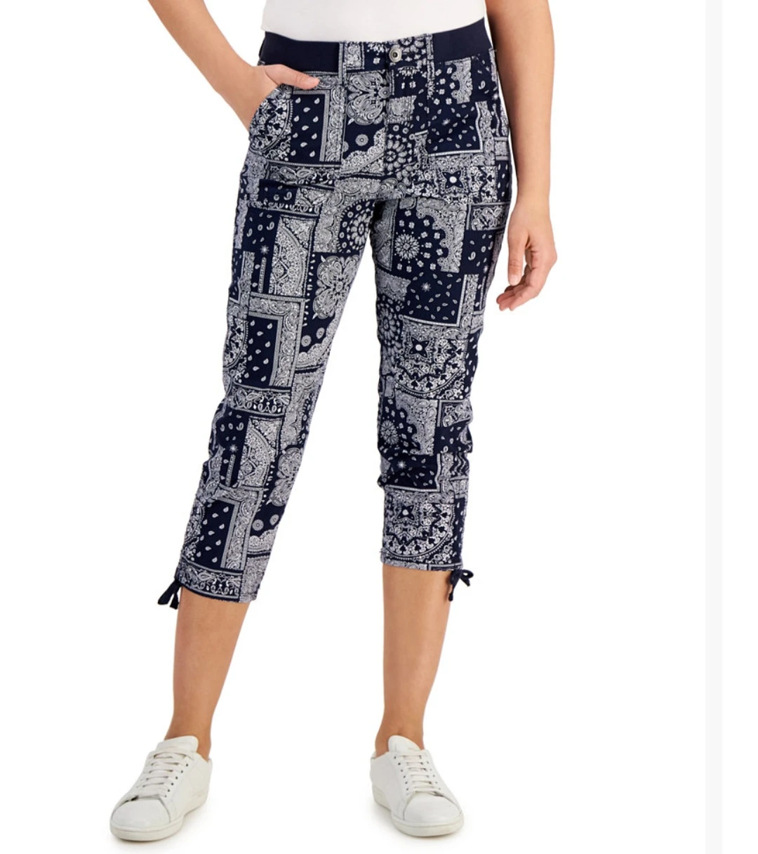Style & Co. Women's Size 16 Bandana Print Pants - photo 3