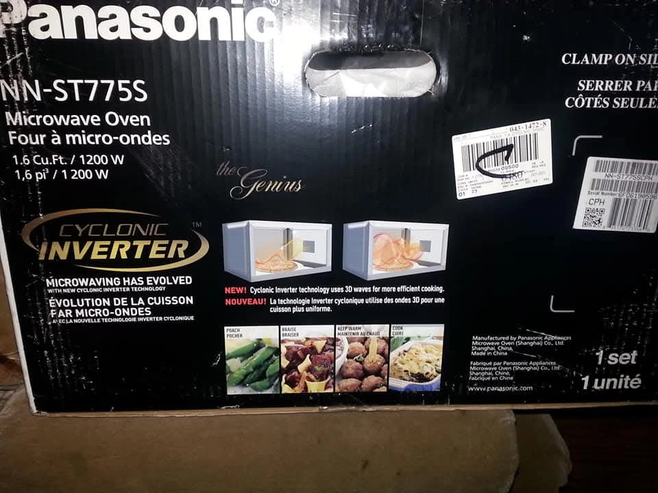 Panasonic NN-ST775S Microwave Oven