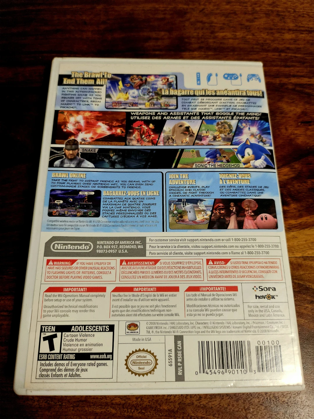 Super Smash Bros. Brawl for Nintendo Wii - photo 4