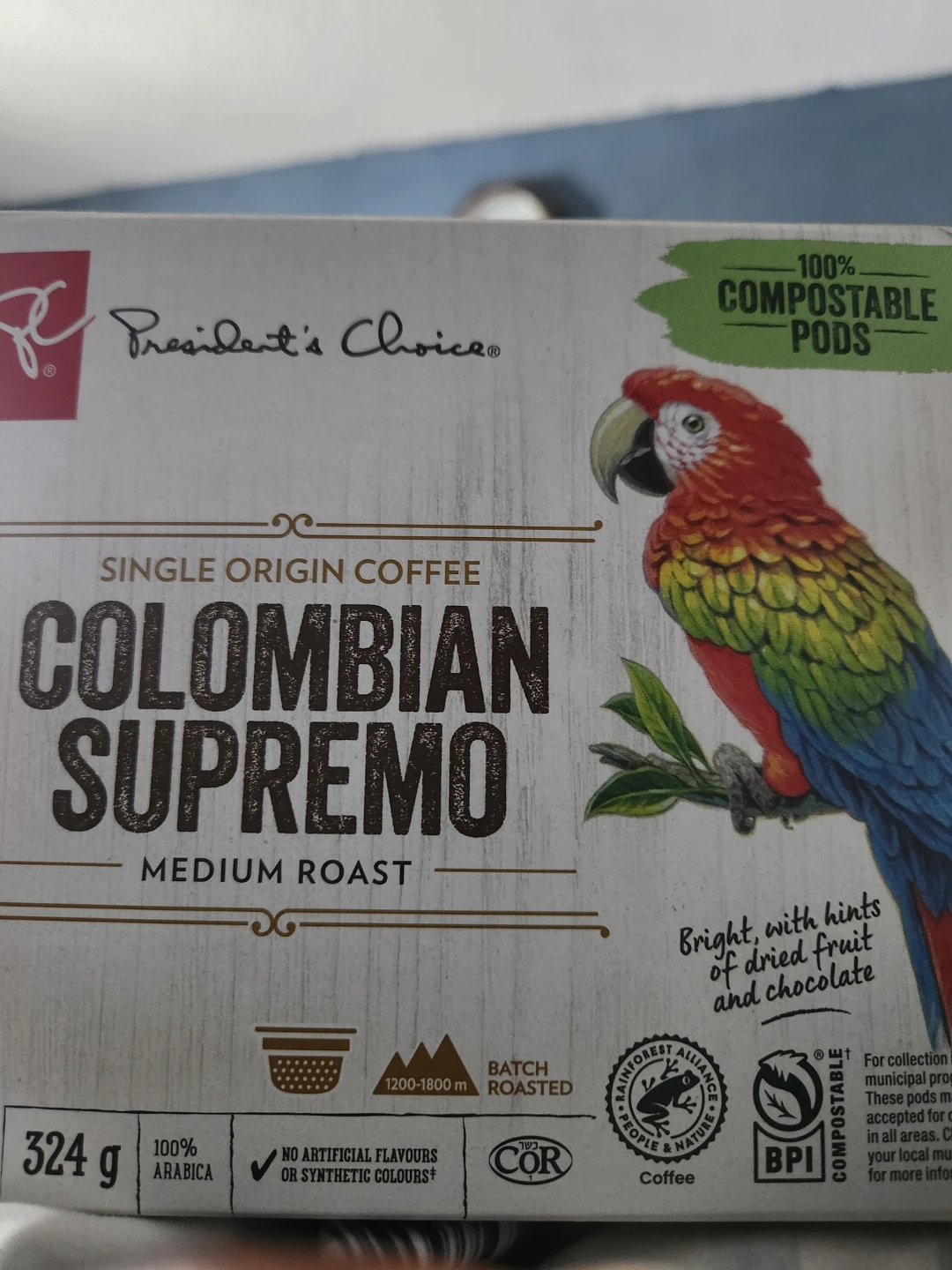 President's Choice Colombian Supremo Medium Roast Coffee Pods - photo 2