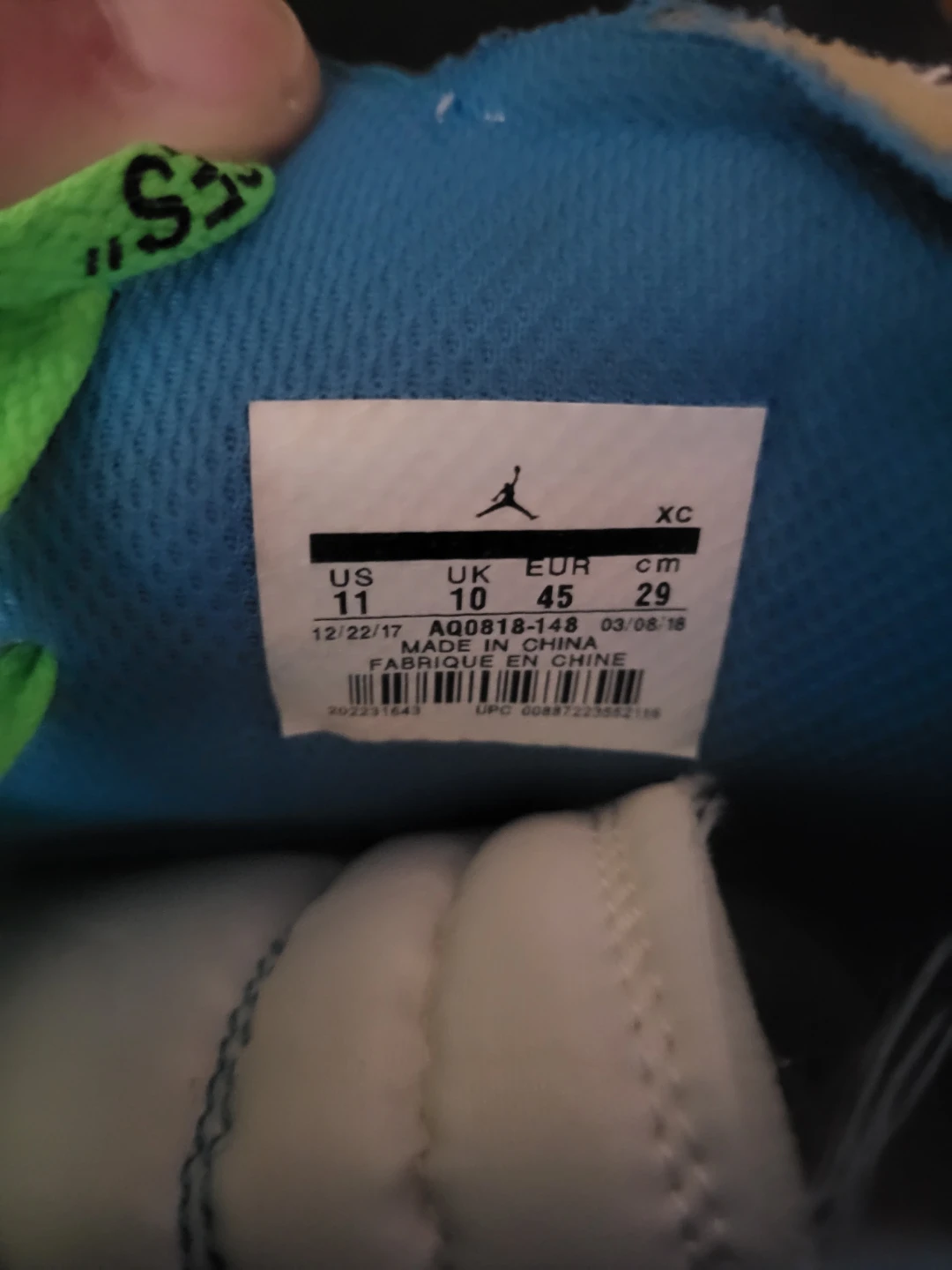 Off-White x Nike Air Jordan 1 Sneakers - photo 2