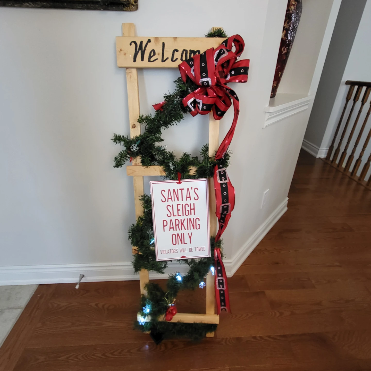 Christmas Decor with Lights and Sign - photo 2