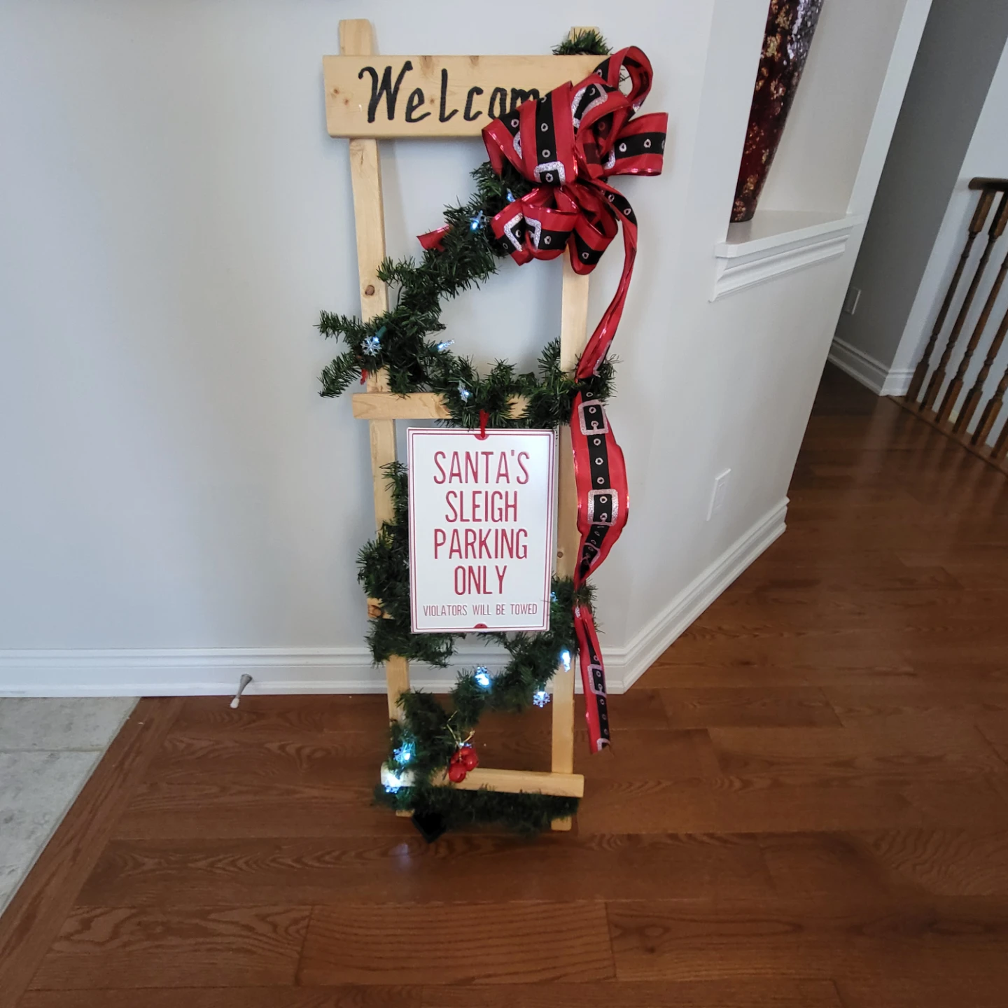 Christmas Decor with Lights and Sign - photo 3