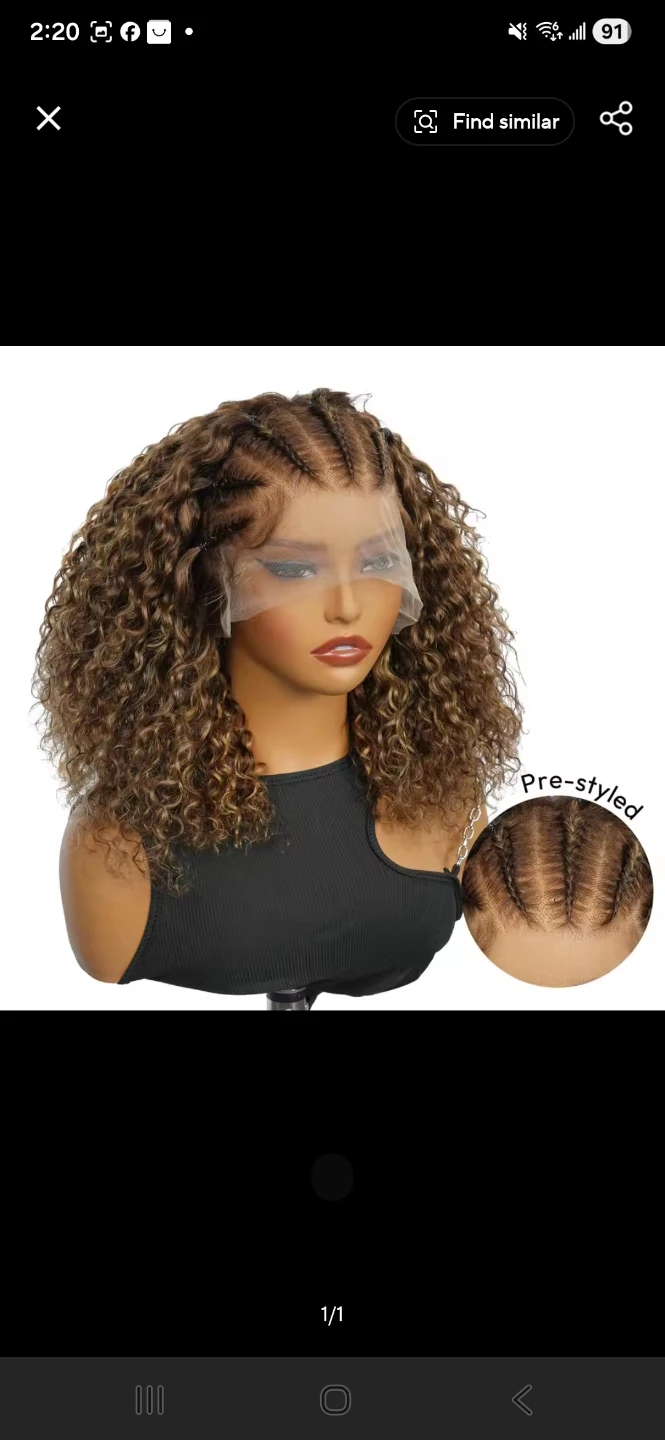 Long Curly Brown Wig