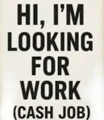 Looking for Work (Cash Job) - photo 2