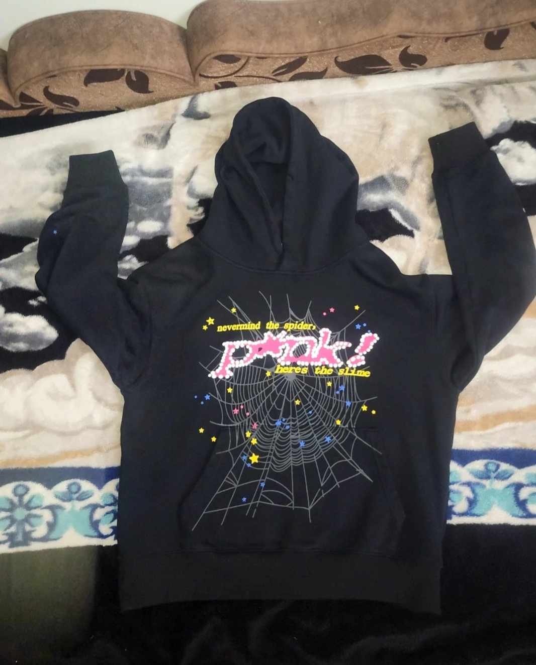 $35 + trade item for the black spider hoodie (medium)