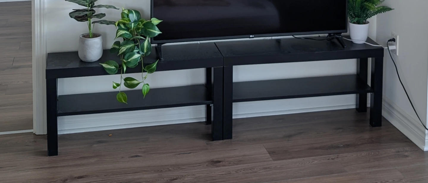 Black Media Console / TV Stand - Read Description