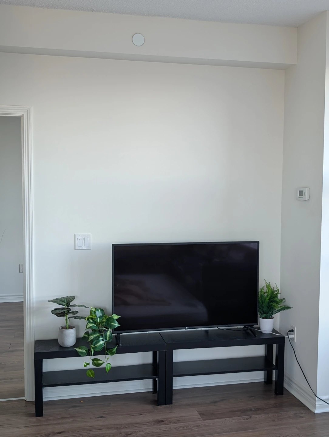 Black Media Console / TV Stand - Read Description - photo 2