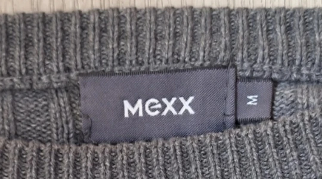 Mexx Grey Ribbed Crewneck Sweater - Size M - photo 2