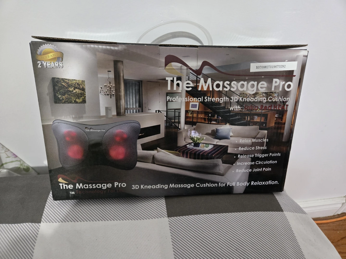 The Massage Pro 3D Kneading Massage Cushion